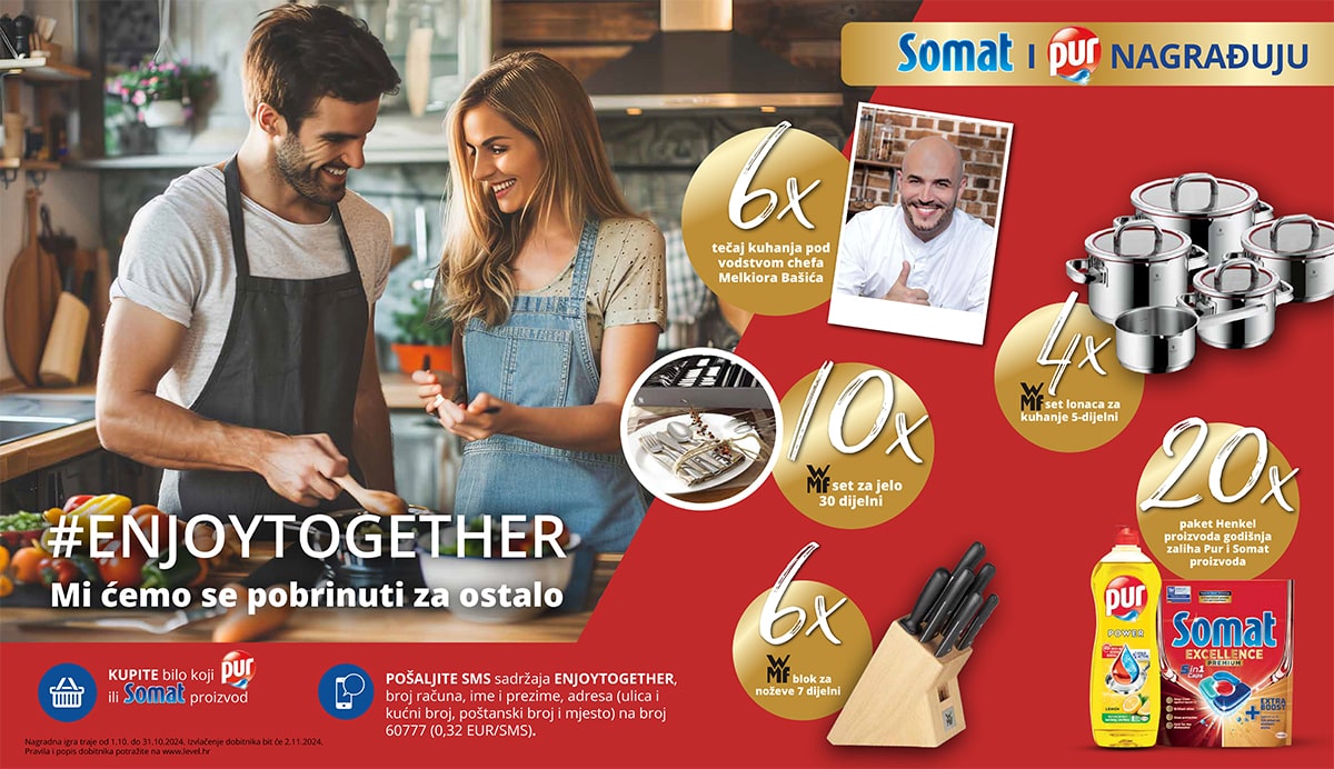 Henkel nagradna igra: #ENJOYTOGETHER (Somat i Pur nagrađuju)