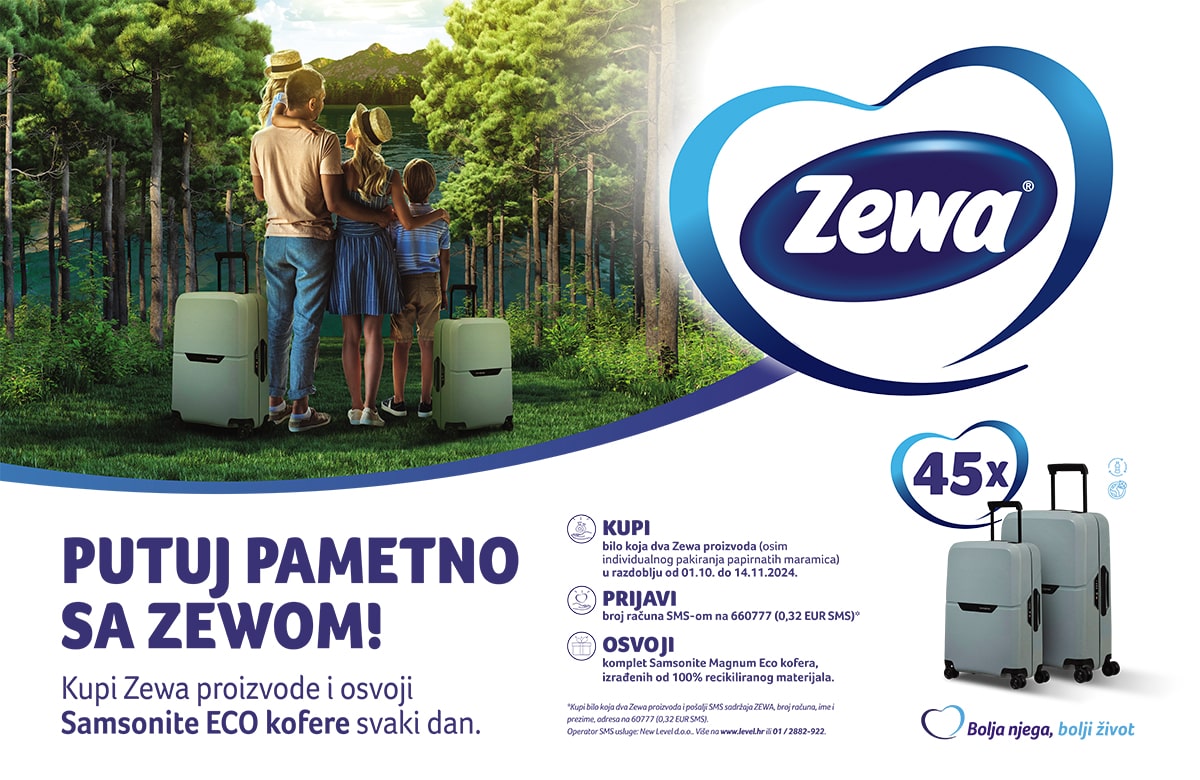 Zewa nagradna igra: Putuj pametno sa Zewom